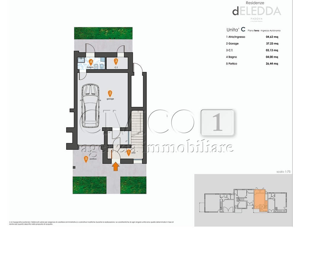 Casa indipendente con terrazzo in via grazia deledda, Padova