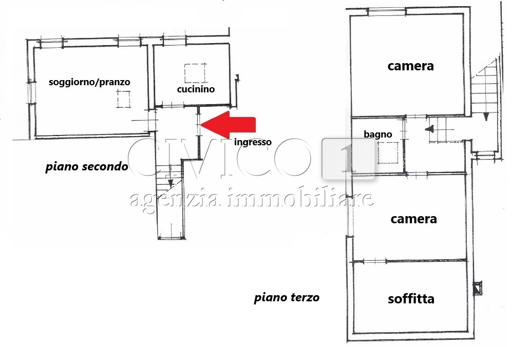 Mansarda in vendita in via lorenzo marcello, Venezia