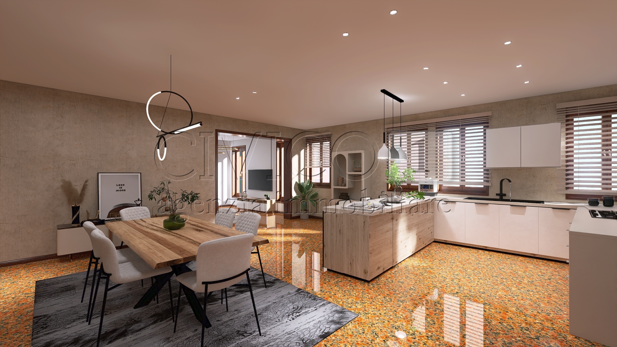 Appartamento con terrazzo in riva del vin, Venezia