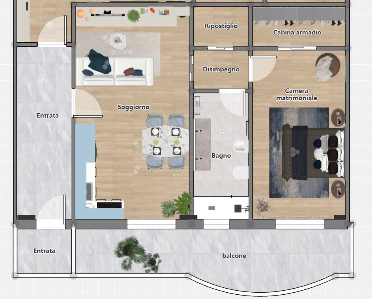 Bilocale con box a Silvi