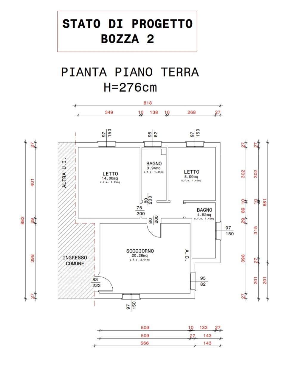Quadrilocale con giardino in via chiaviche 80, Pontecchio Polesine