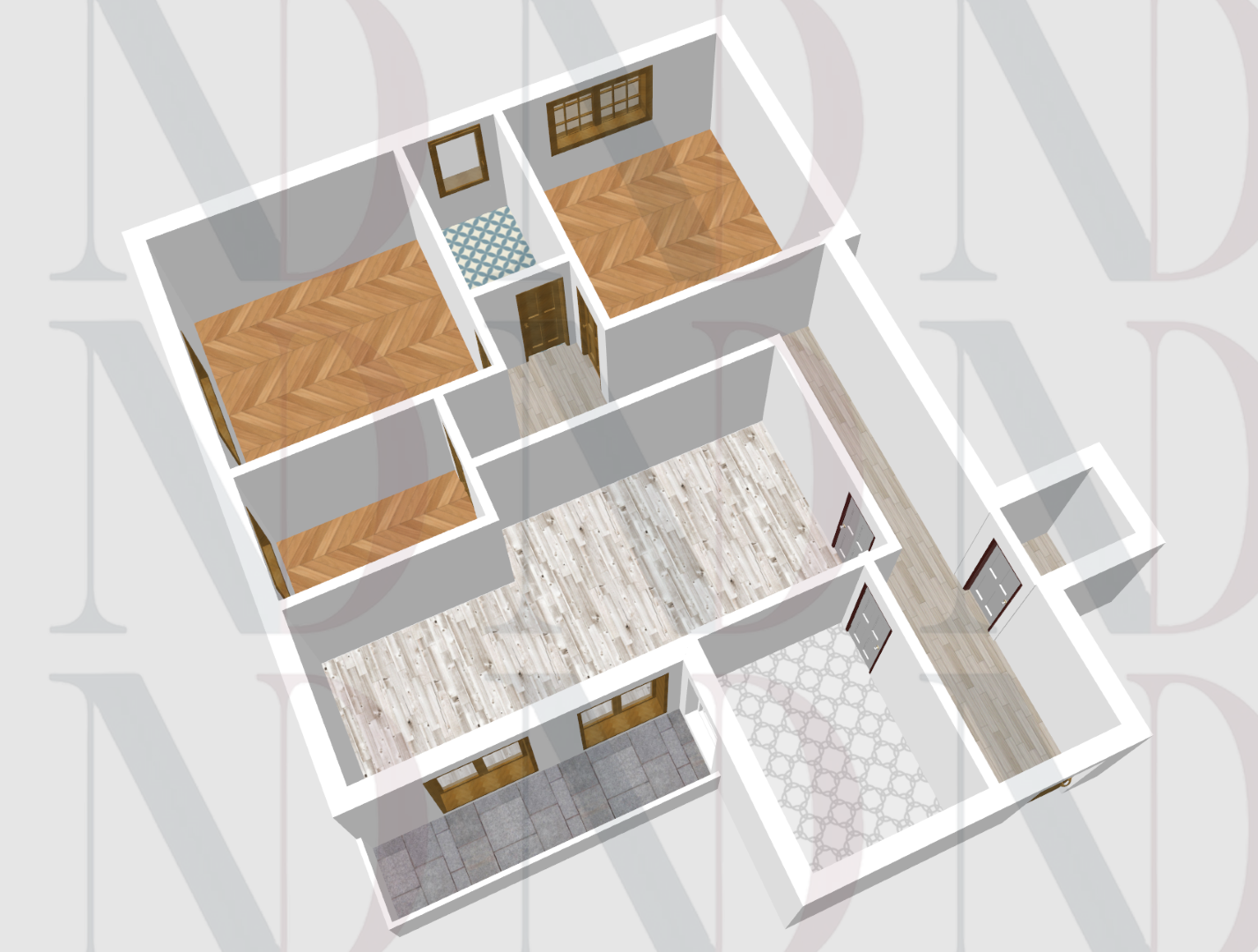 Appartamento con terrazzo in via di stabbio 3, Carrara