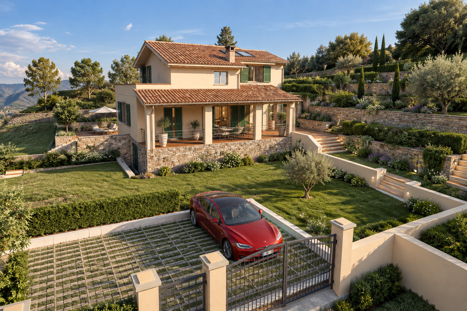 Villa con giardino in via pino 44, Ortonovo
