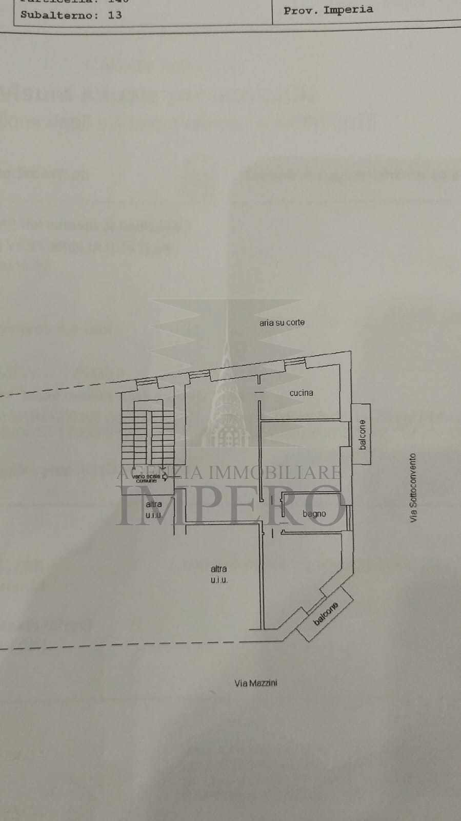 Quadrilocale da ristrutturare in via giuseppe mazzini 11, Ventimiglia