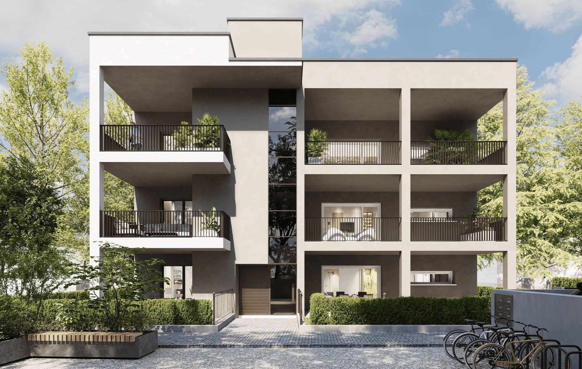 appartamento con giardino in vendita a Fiume Veneto