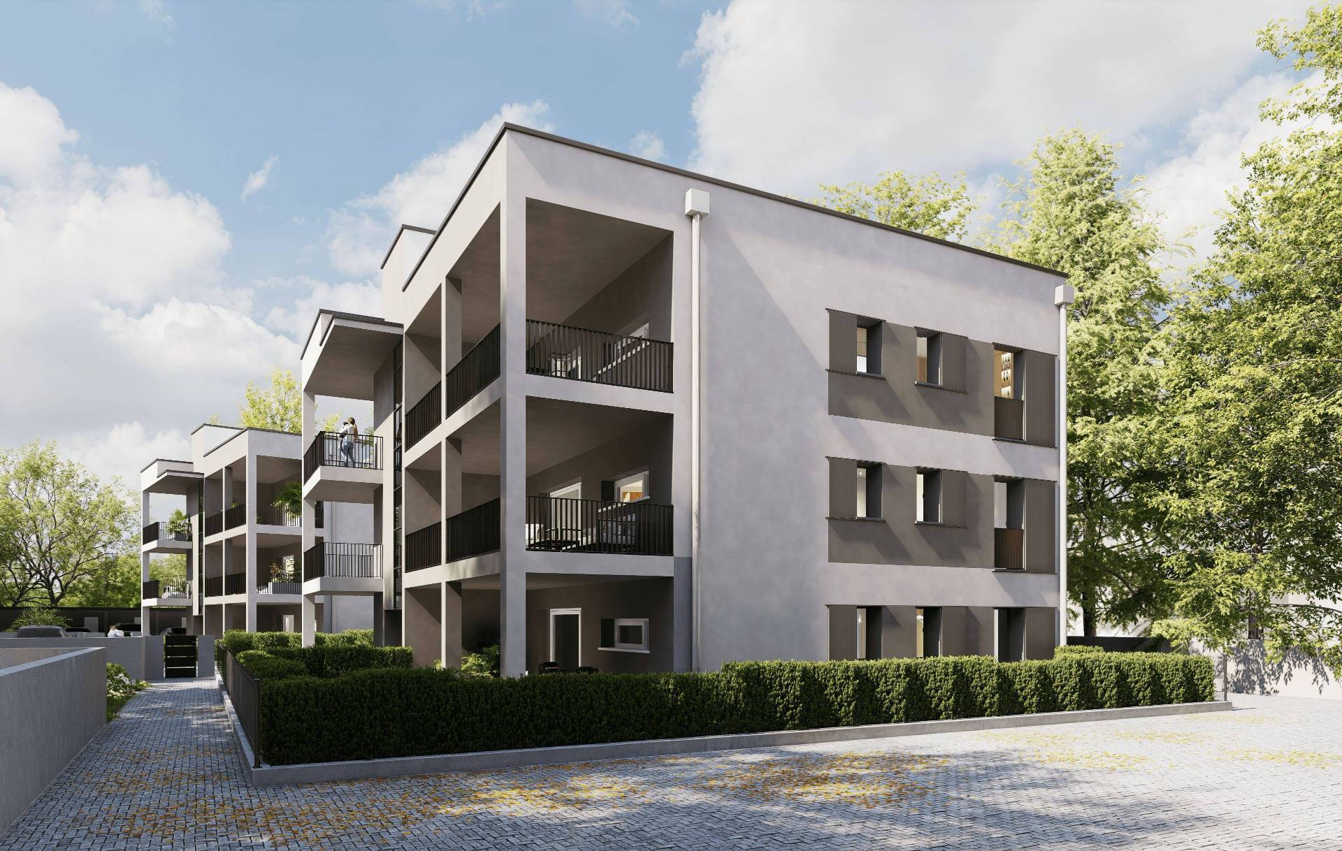 appartamento con giardino in vendita a Fiume Veneto