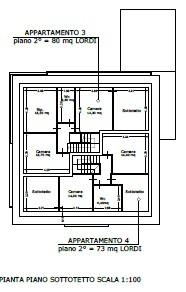 Villa Quadrifamiliari con giardino, Carrara sant'antonio
