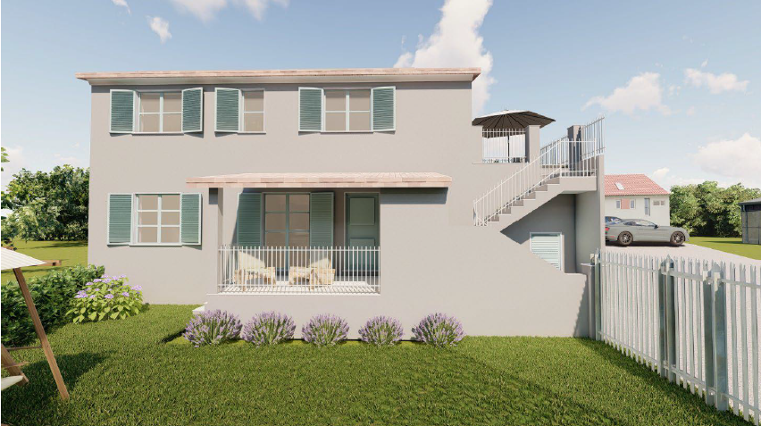 Villa Trifamiliari con giardino, Sarzana nave