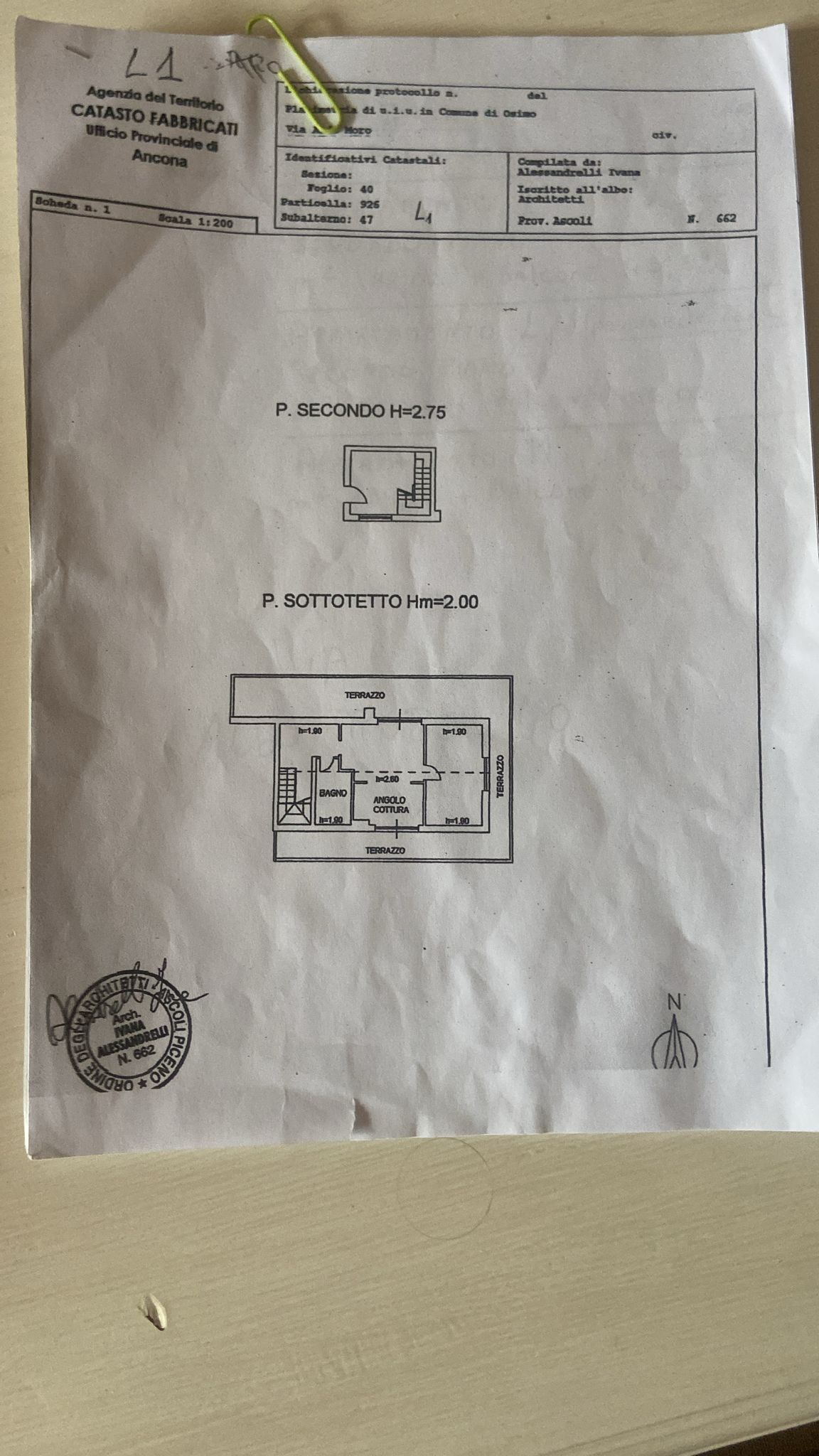 Trilocale con terrazzi in via aldo moro, Osimo