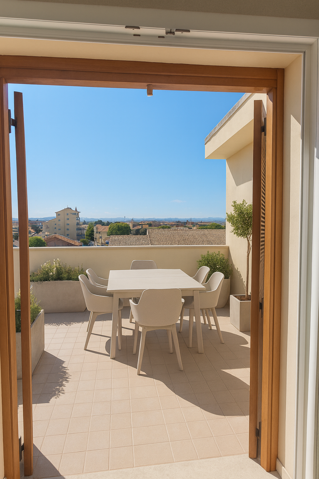 Attico con terrazzi in via giordano bruno 27, Falconara Marittima