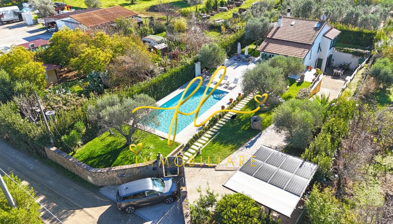 Villa con giardino, Cecina collemezzano alto