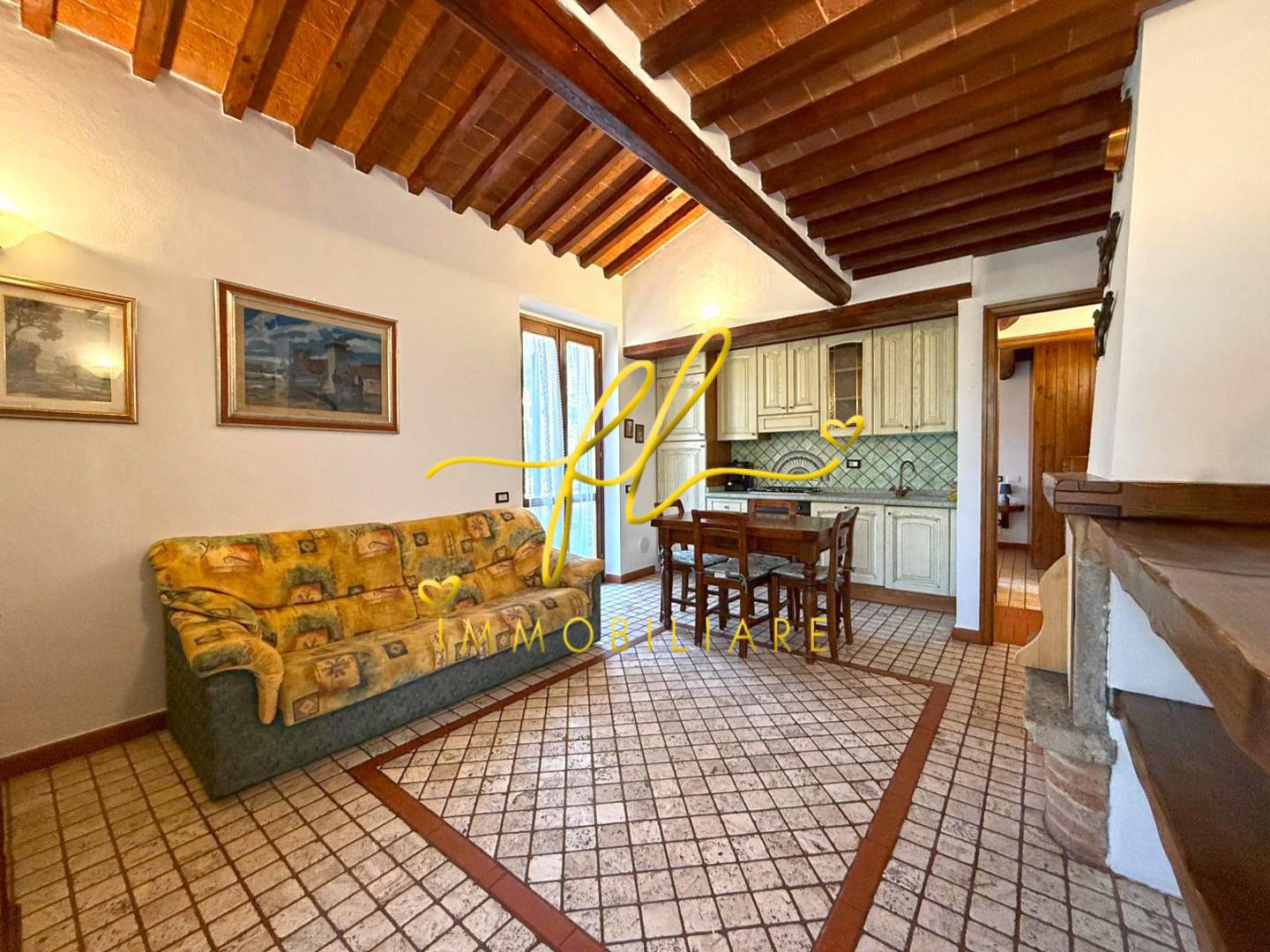 Trilocale con giardino a Riparbella