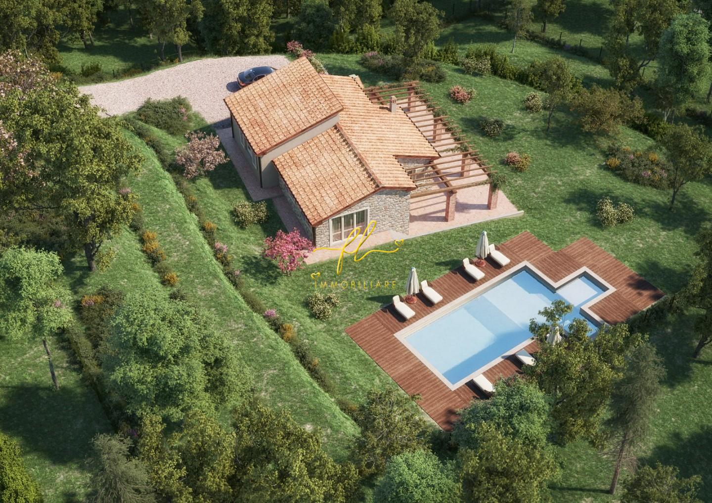 Villa con giardino a Monteverdi Marittimo