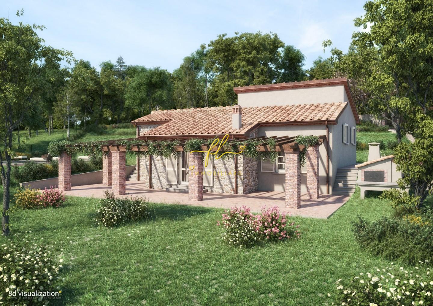 Villa con giardino a Monteverdi Marittimo