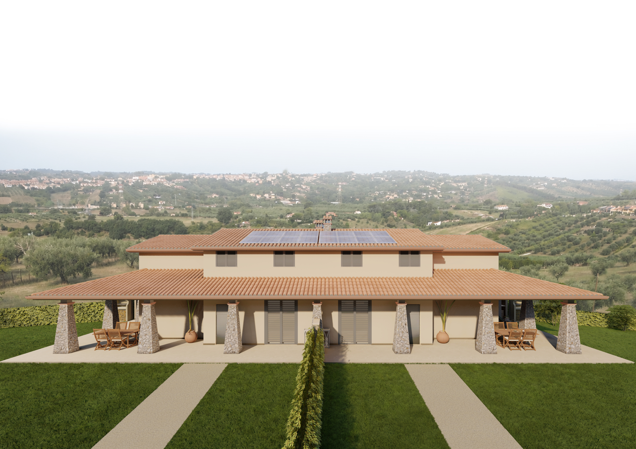 Villa con giardino a Fiano Romano