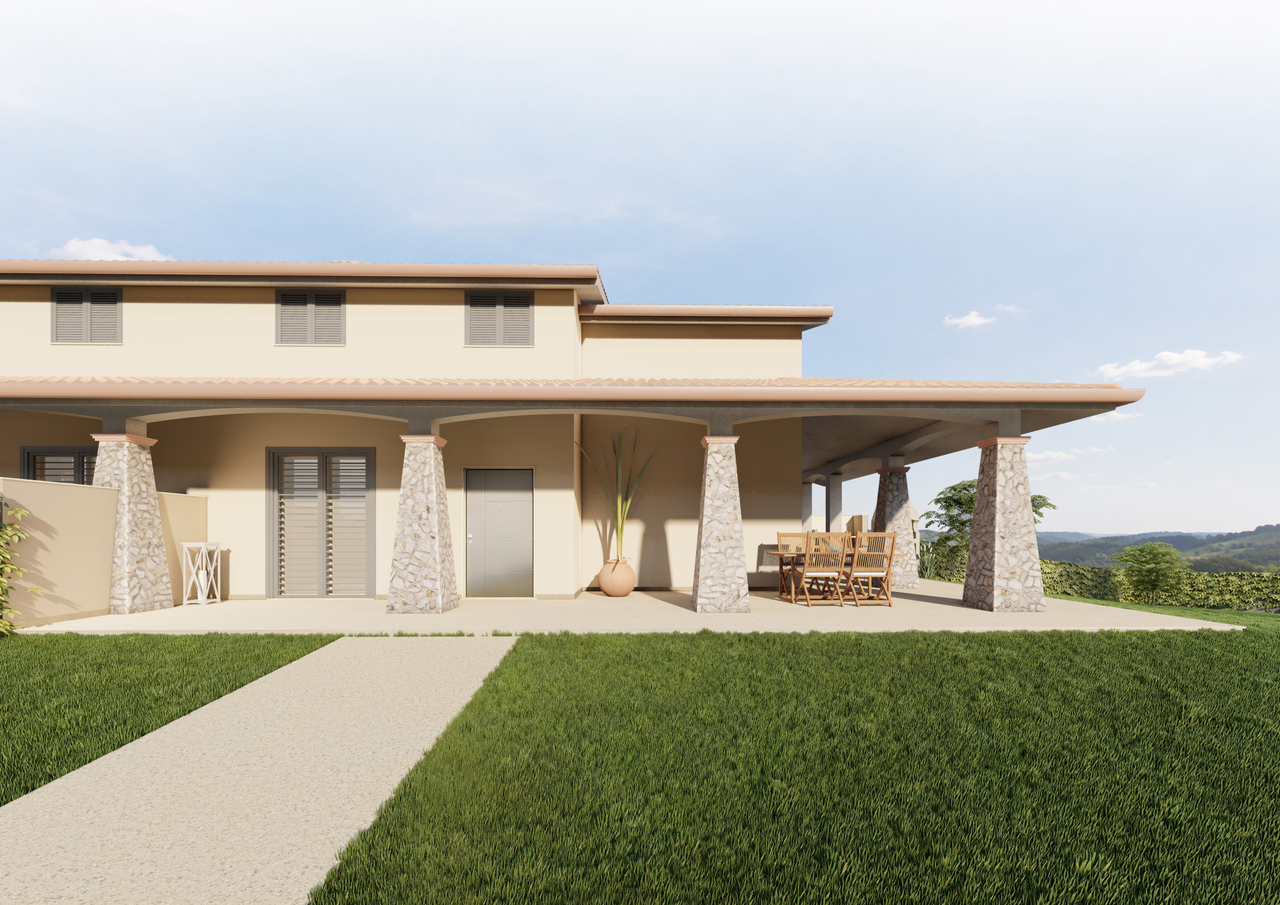 Villa con giardino a Fiano Romano