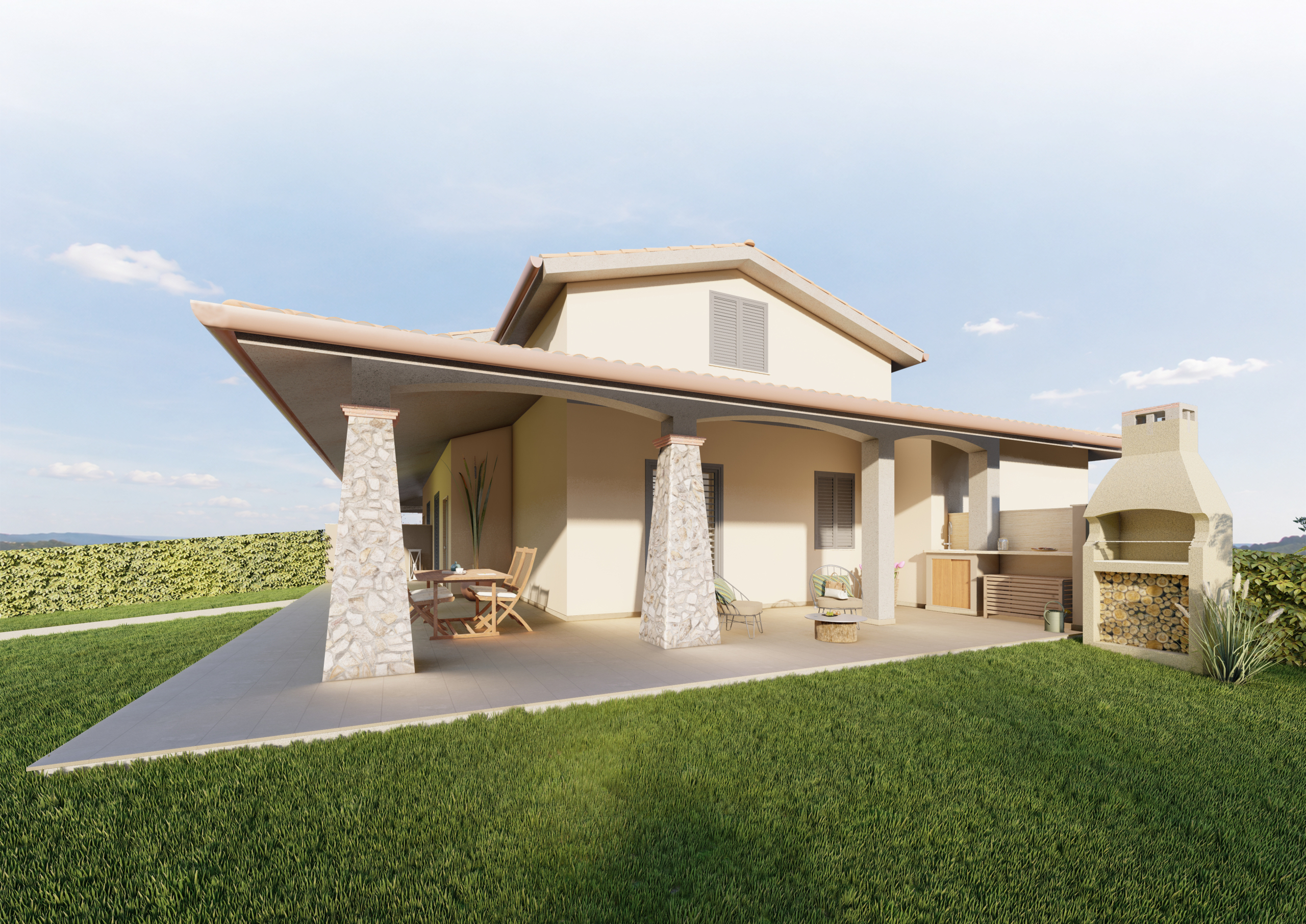 Villa con giardino a Fiano Romano