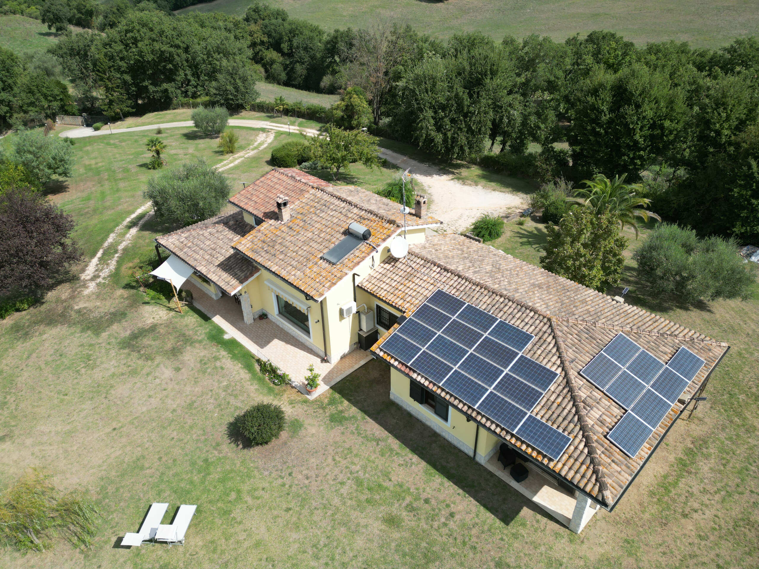 Villa con giardino a Rignano Flaminio