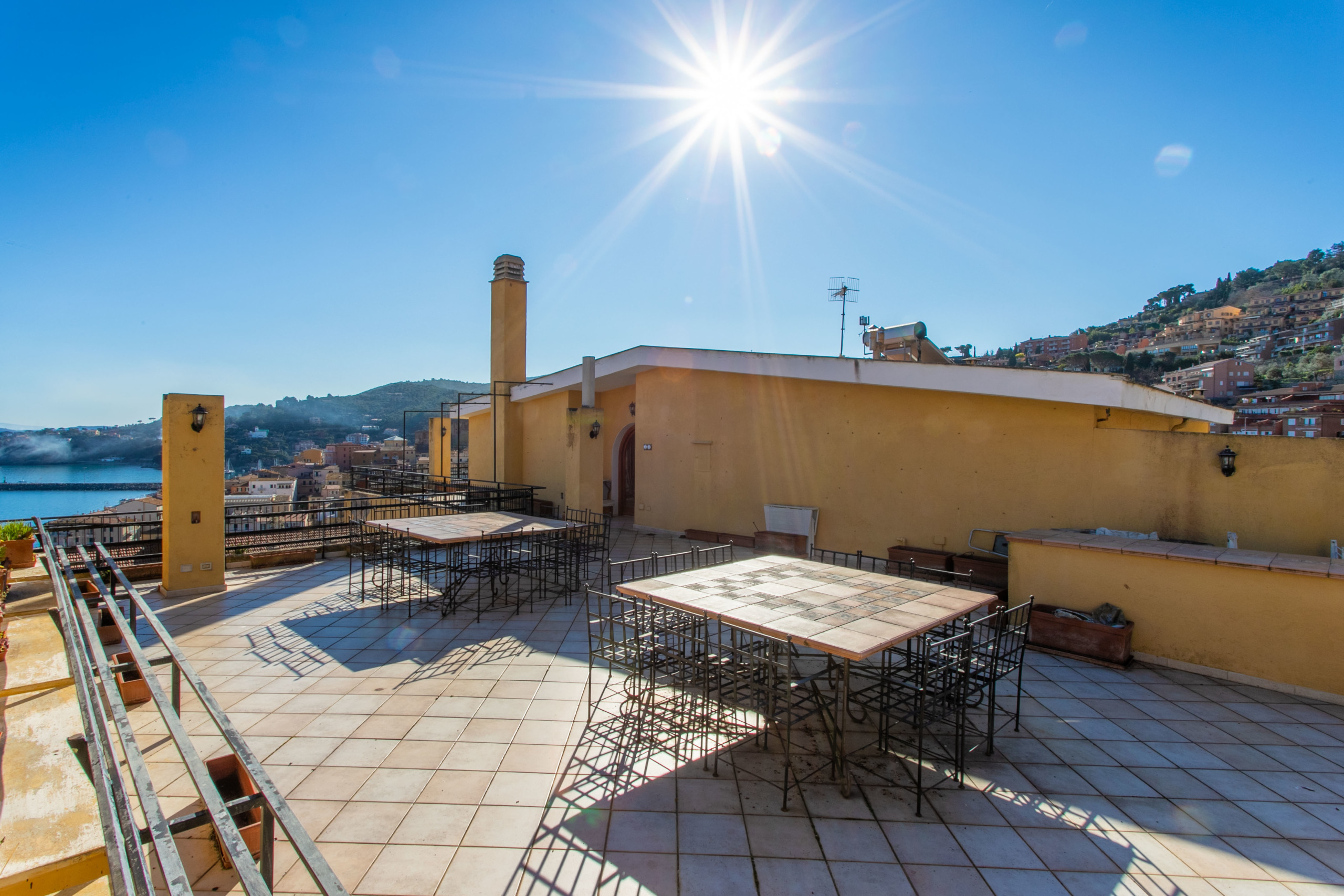 Attico con giardino, Monte Argentario piazza