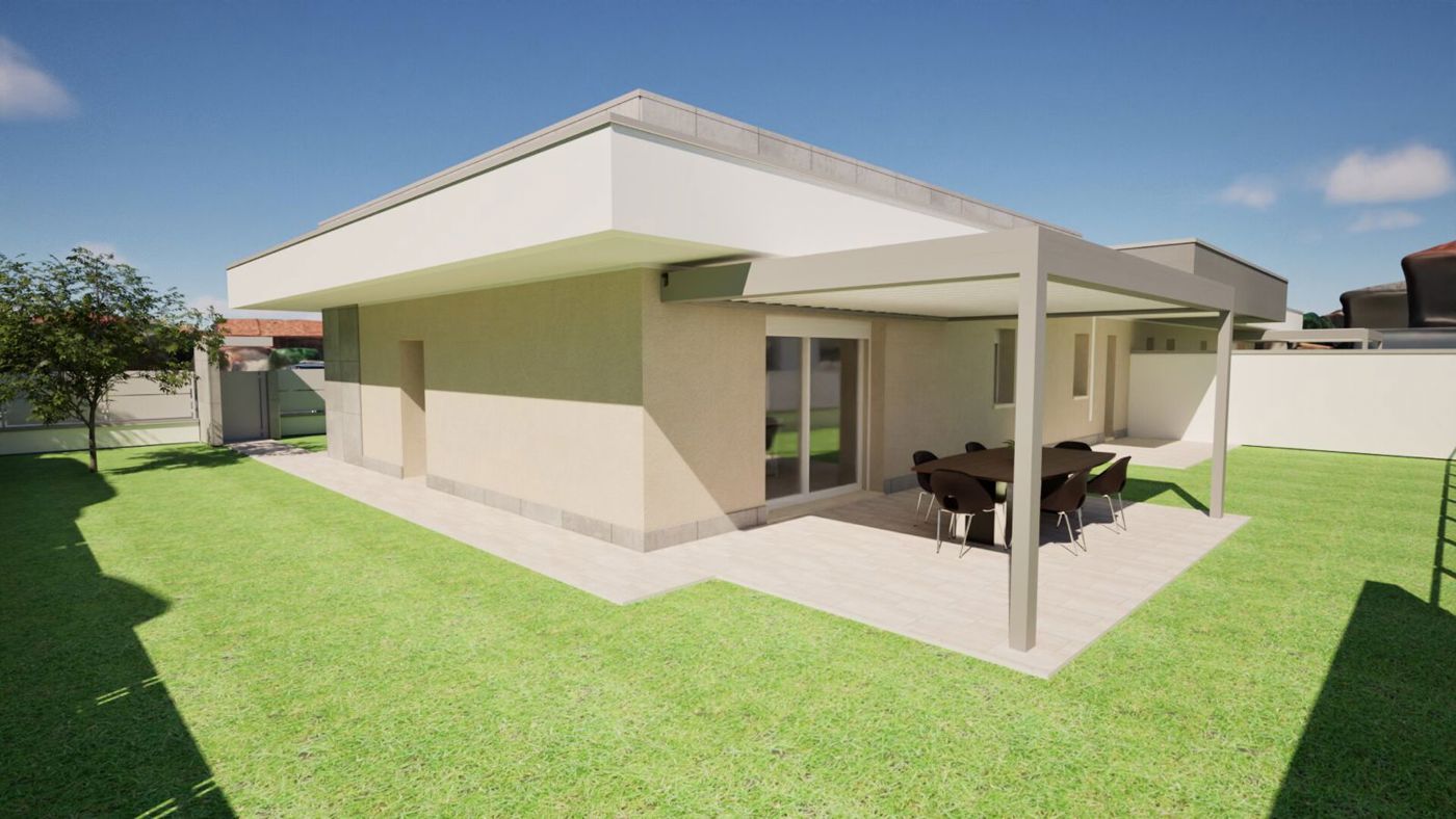 Quadrilocale con giardino a Castrezzato