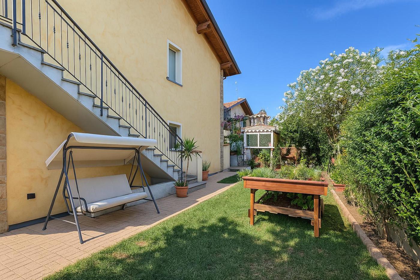 Trilocale con giardino a Ospitaletto