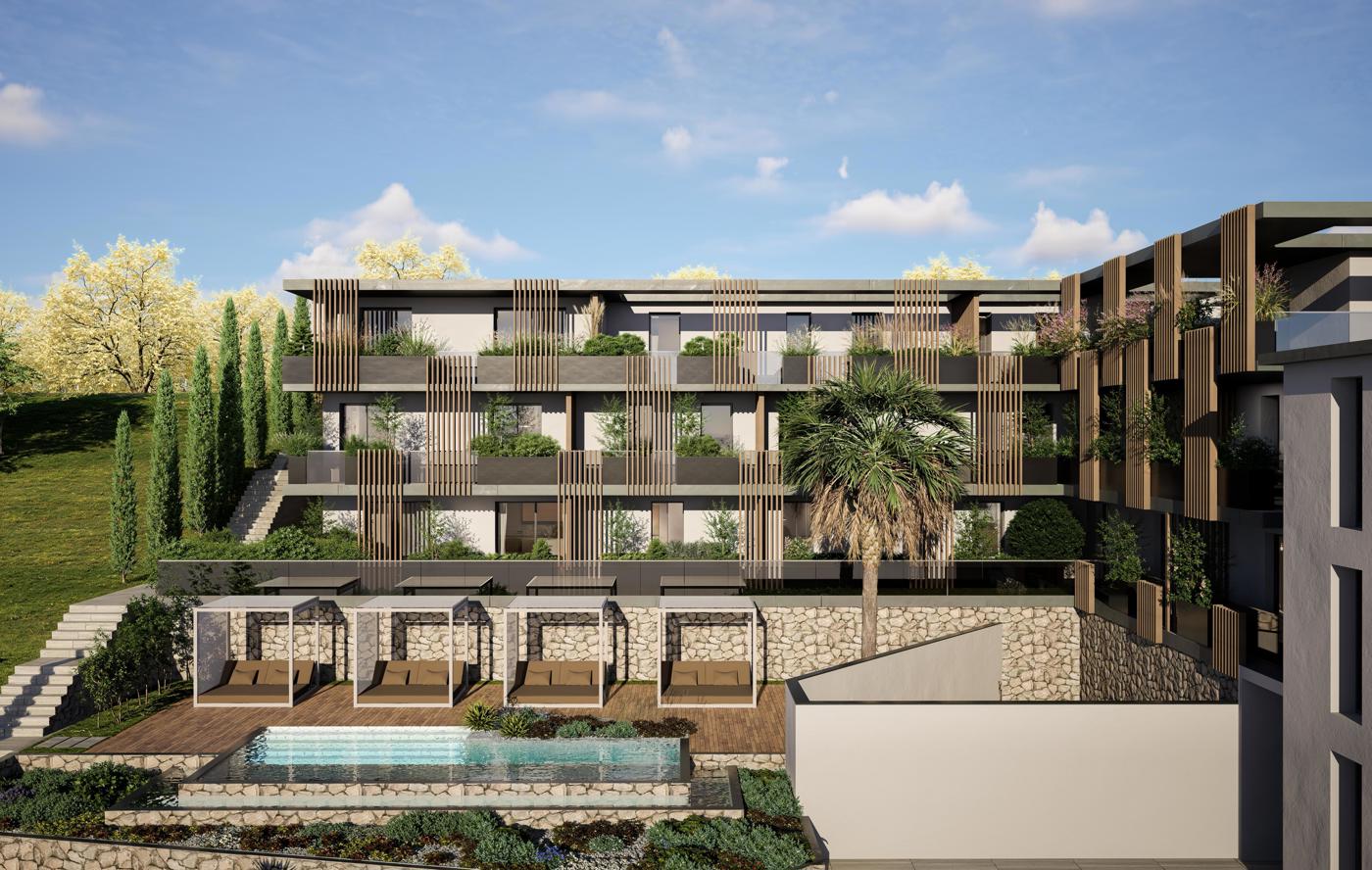 Bilocale vista lago a Paratico