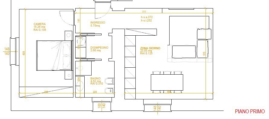 Bilocale ristrutturato a Orzinuovi