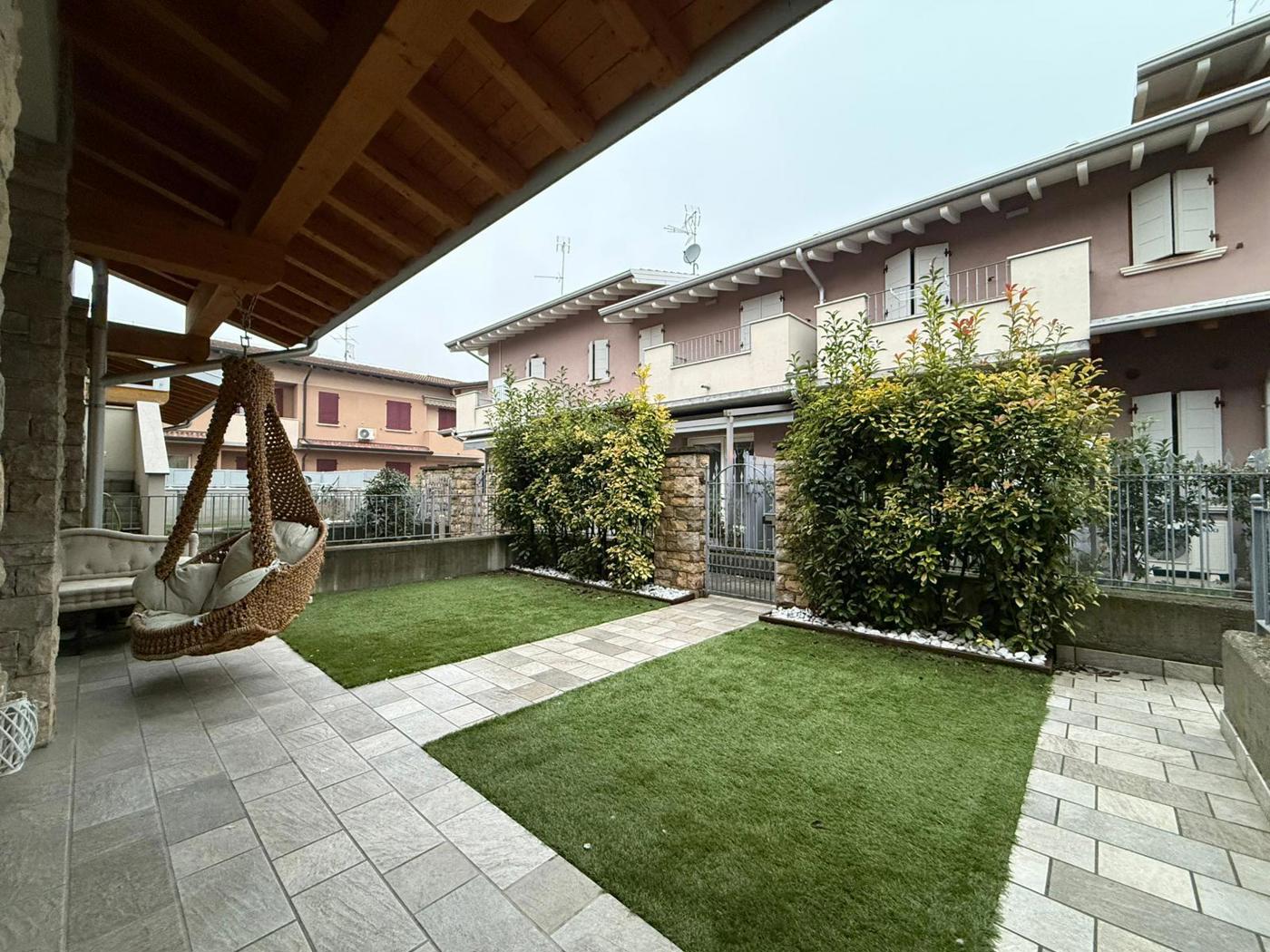 Trilocale con giardino a Ospitaletto