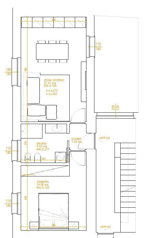 Bilocale ristrutturato a Coccaglio