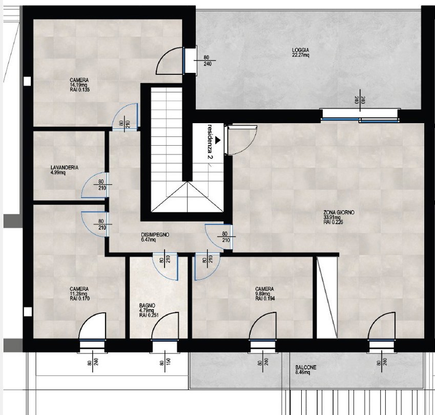Quadrilocale nuovo a Orzinuovi