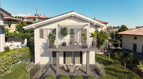 Villa Bifamiliare con giardino a Erbusco