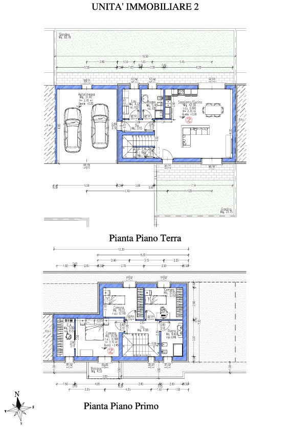 Quadrilocale con giardino a Trenzano