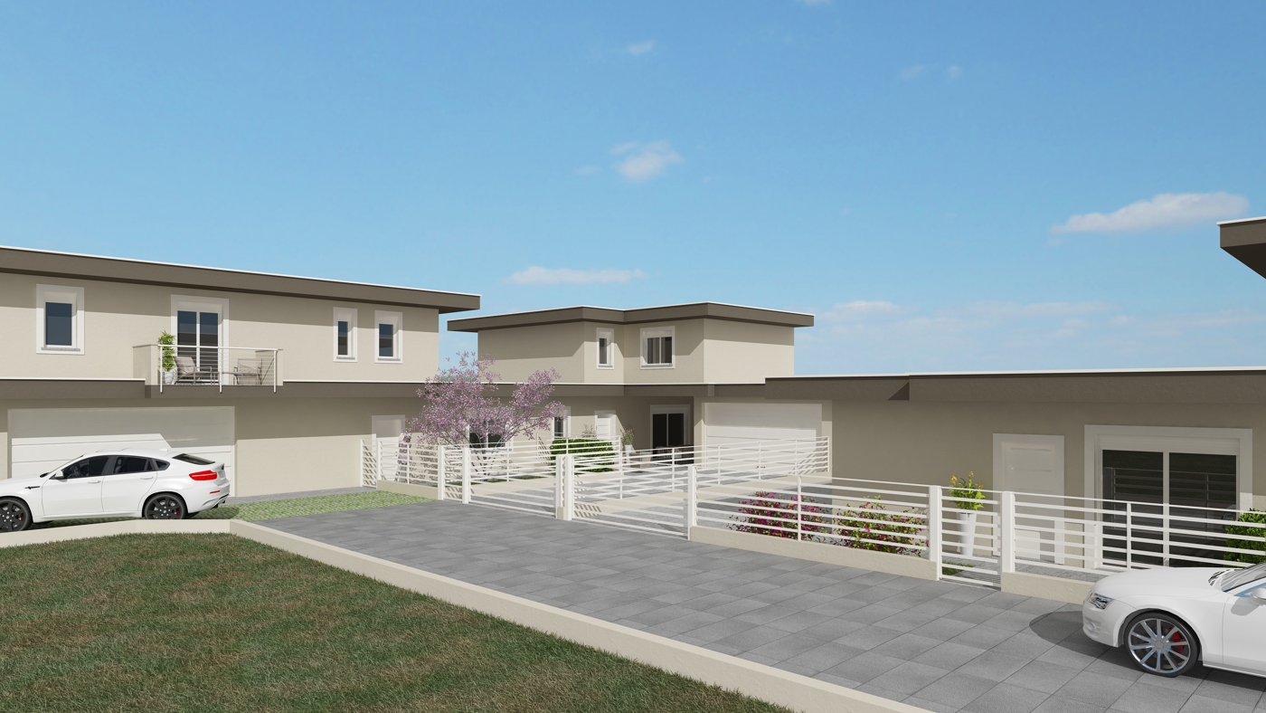 Quadrilocale con giardino a Trenzano