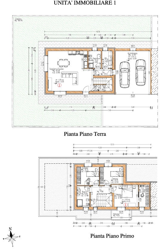 Quadrilocale con giardino a Trenzano