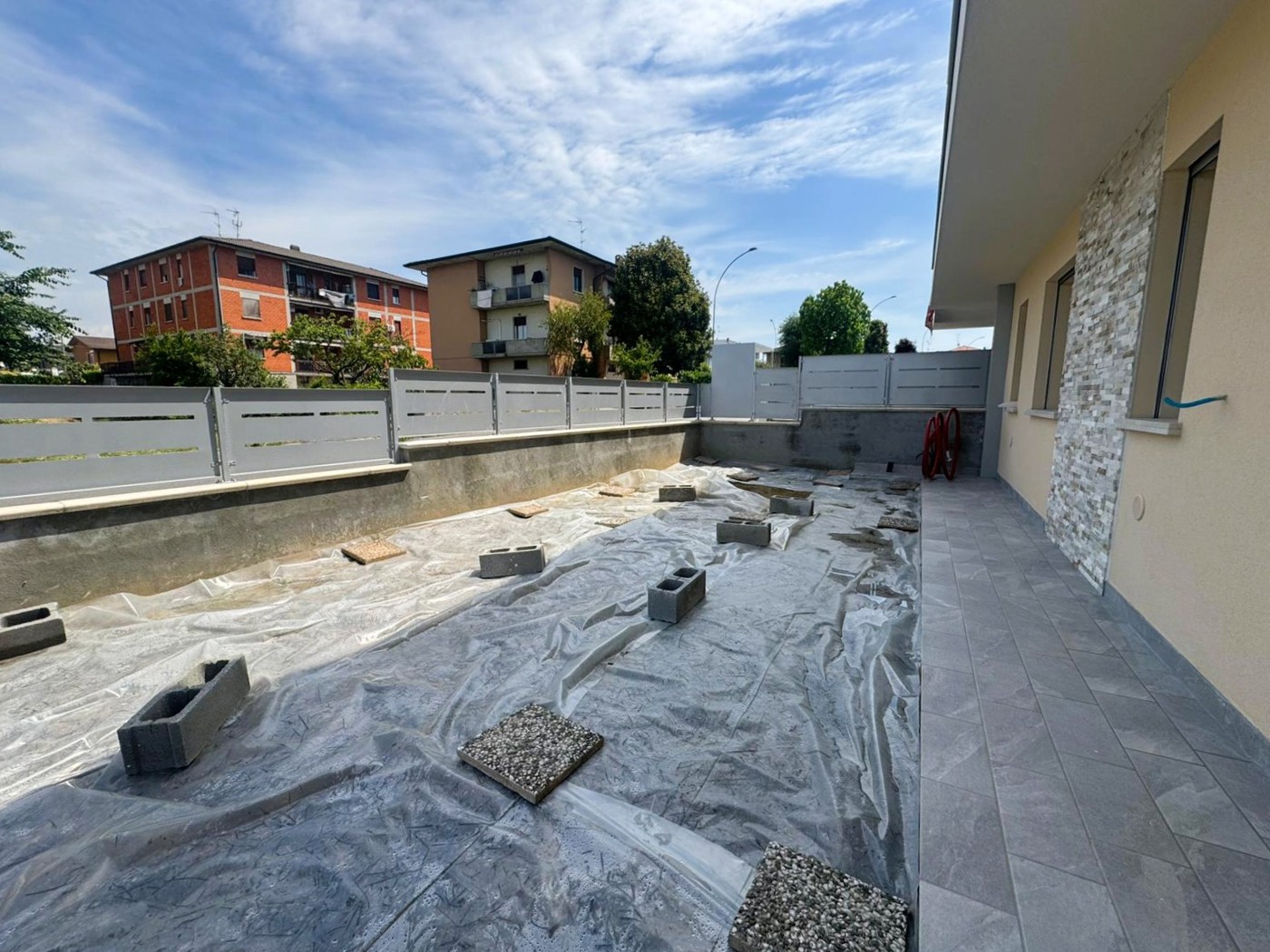 Quadrilocale con giardino a Orzinuovi