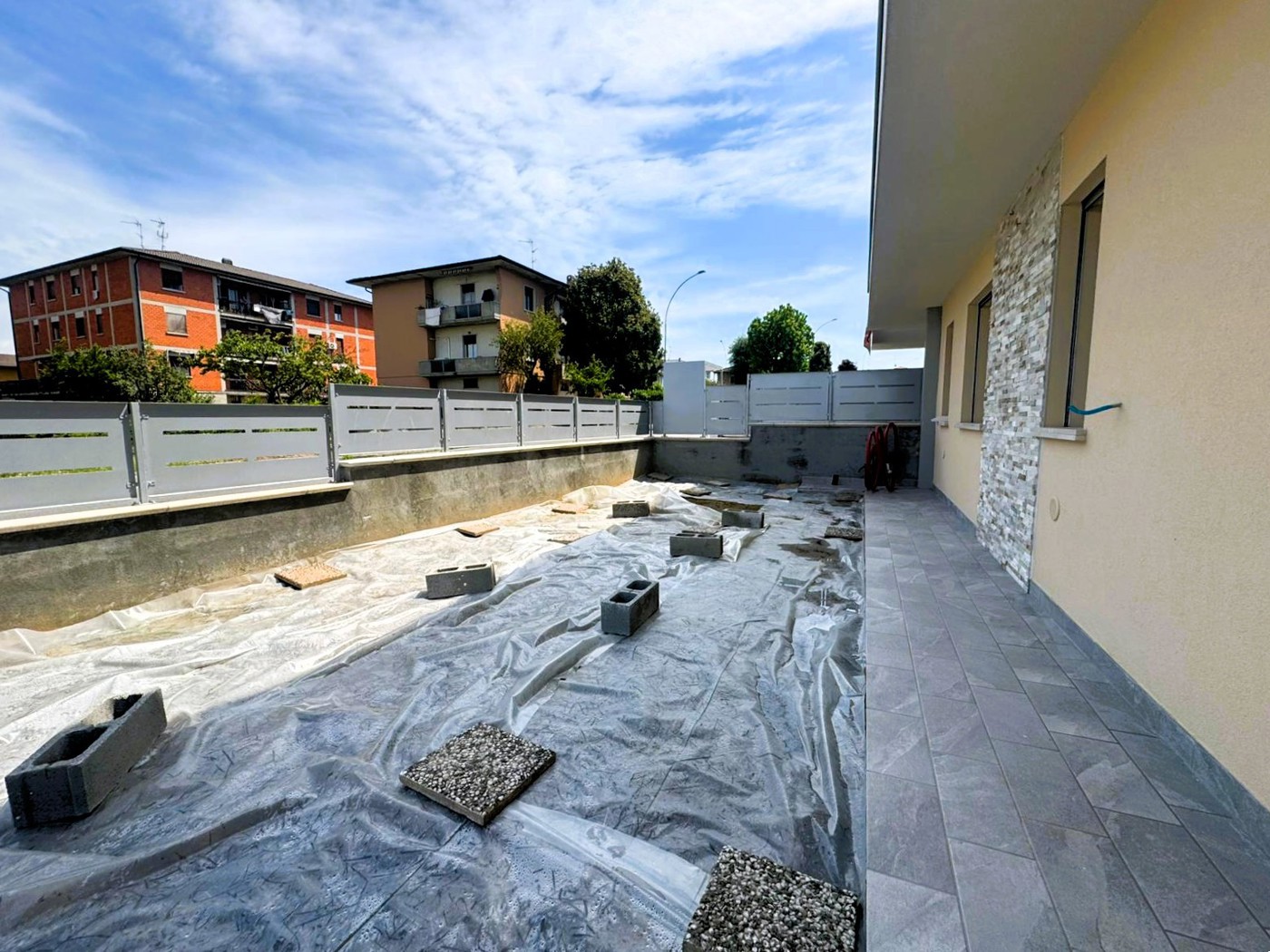 Quadrilocale con giardino a Orzinuovi