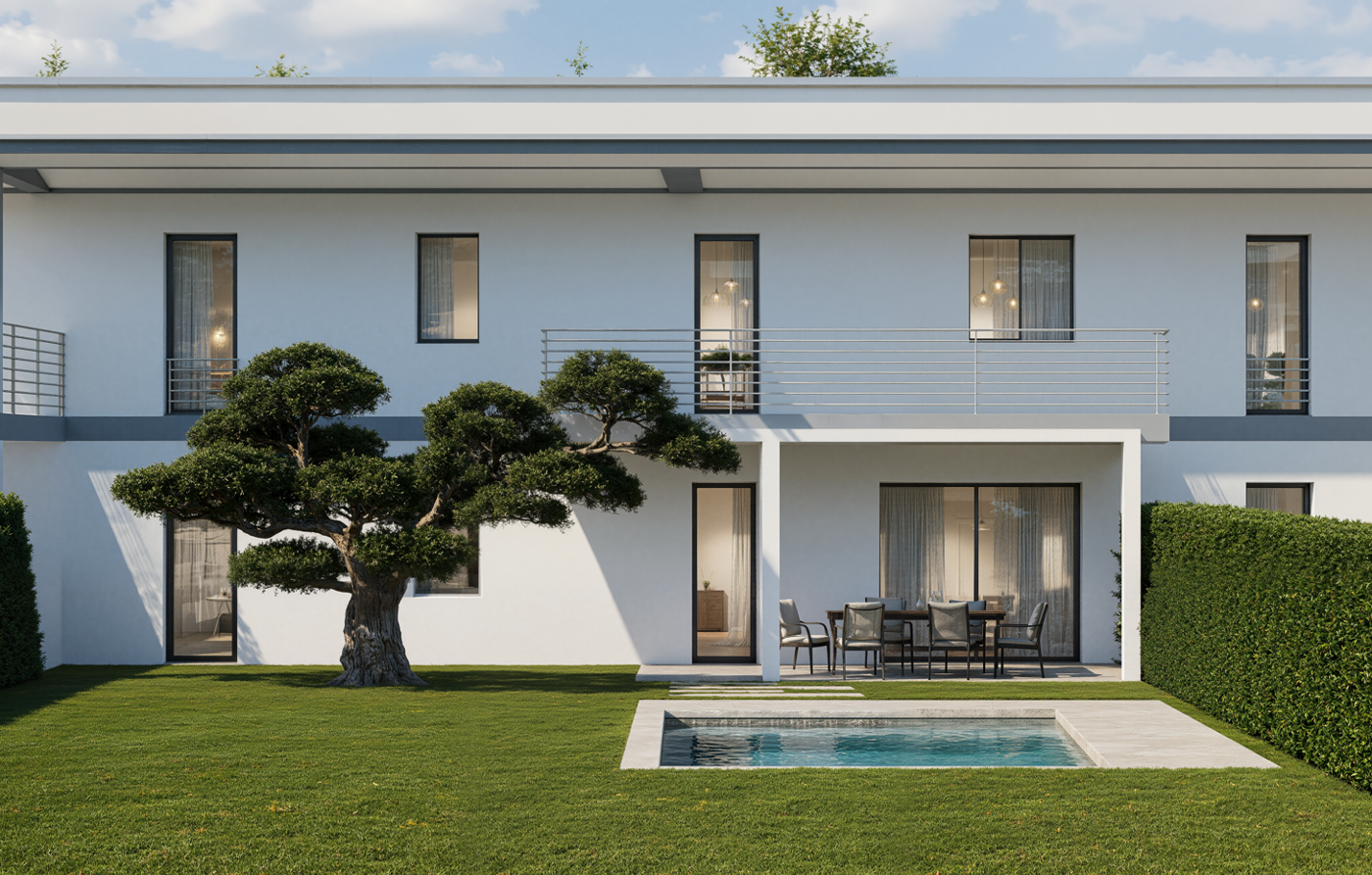 Quadrilocale con giardino a Orzinuovi