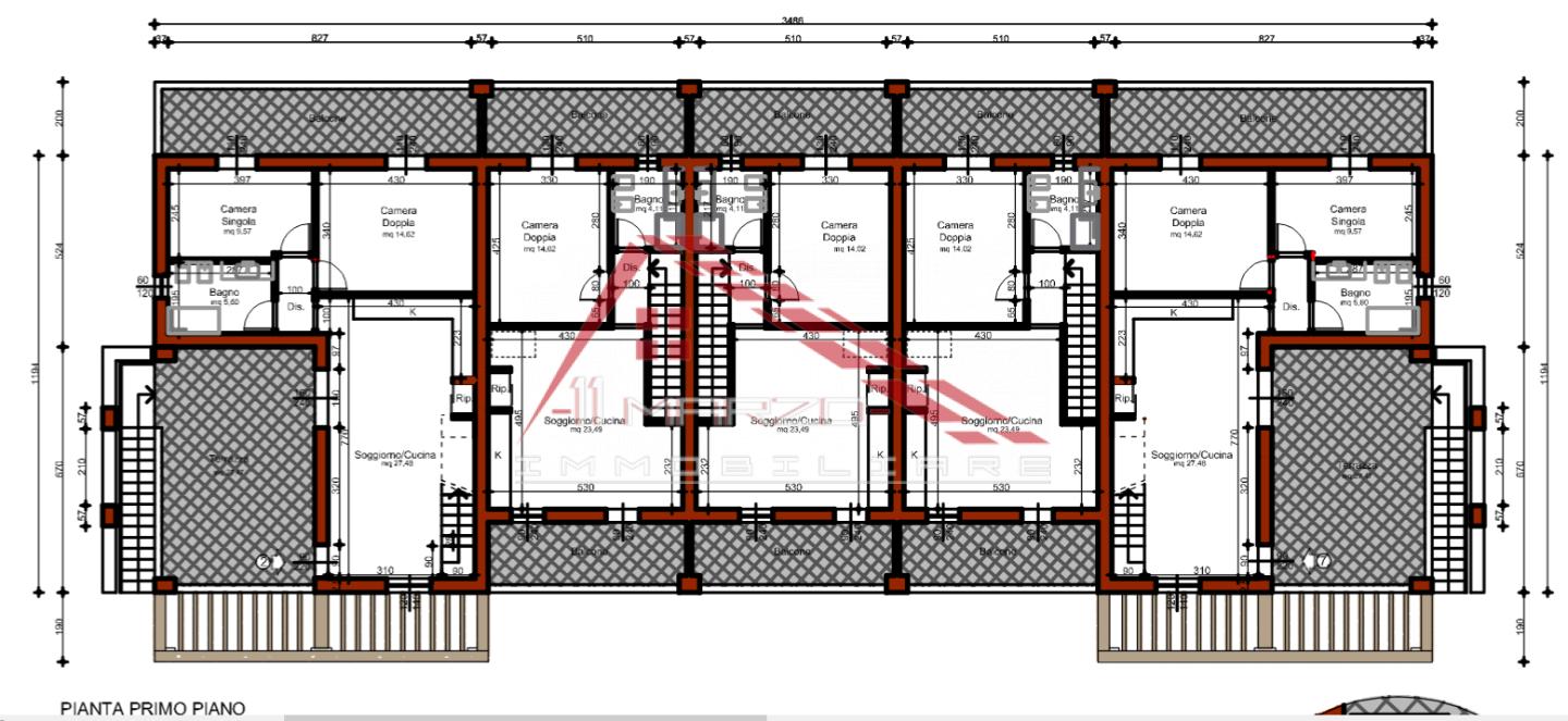 Quadrilocale con giardino a Pisa