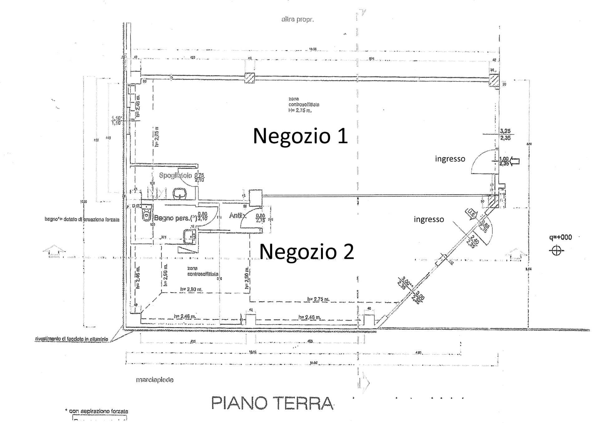 Locale commerciale in affitto a Pesaro, Pantano