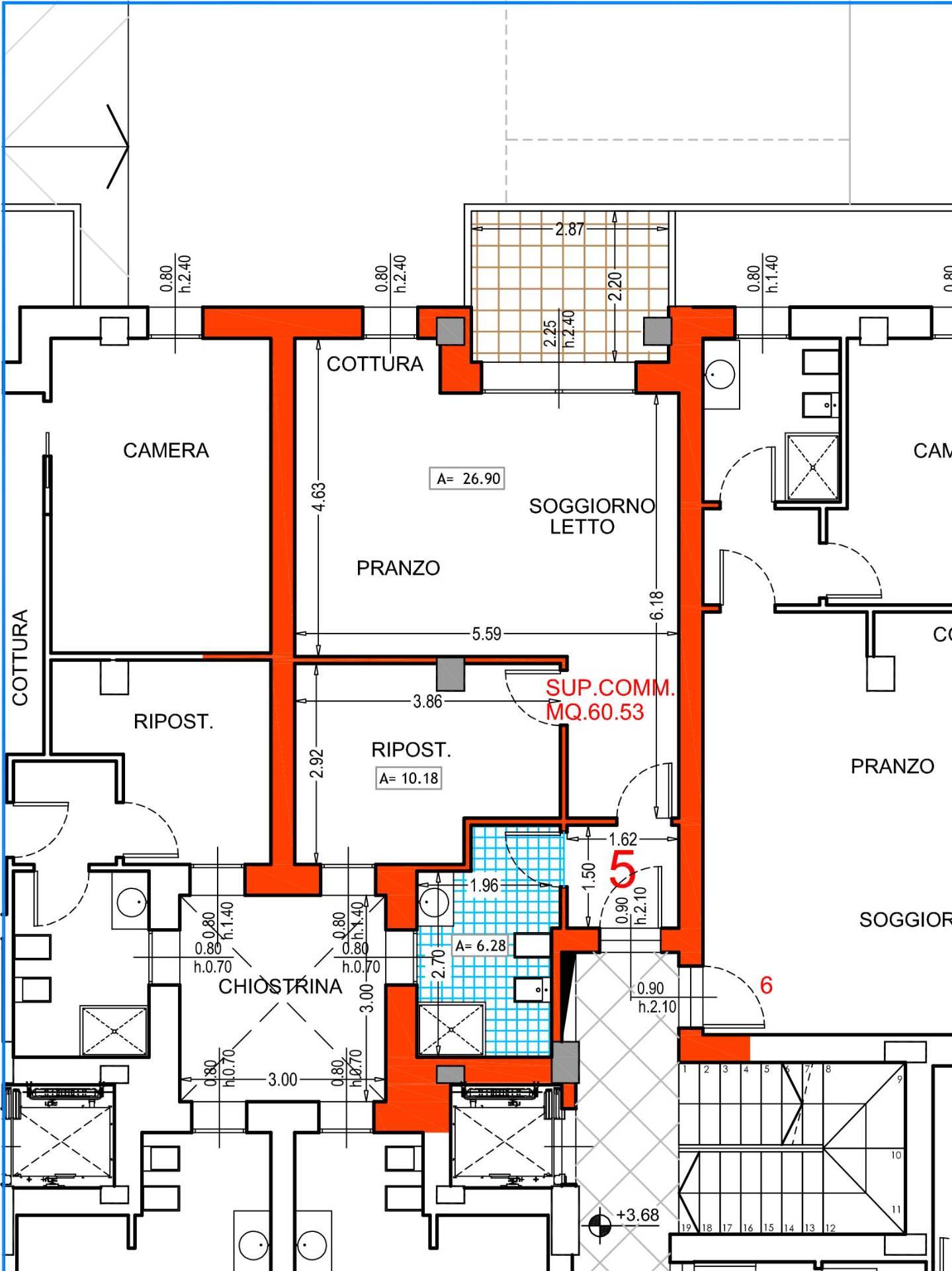 Appartamento in vendita a Pesaro, Mare