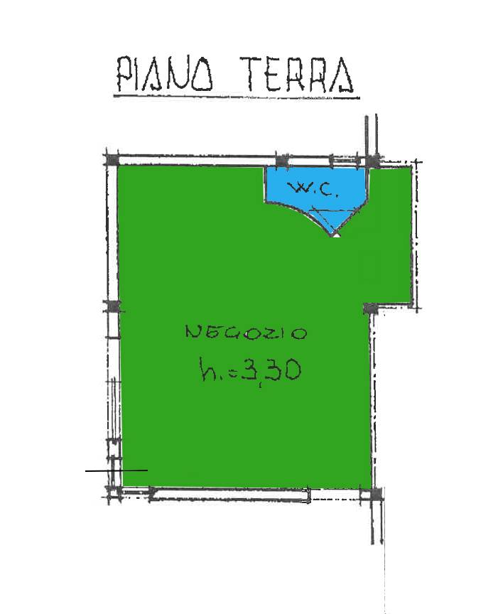 Locale commerciale in affitto a Fano, San Lazzaro