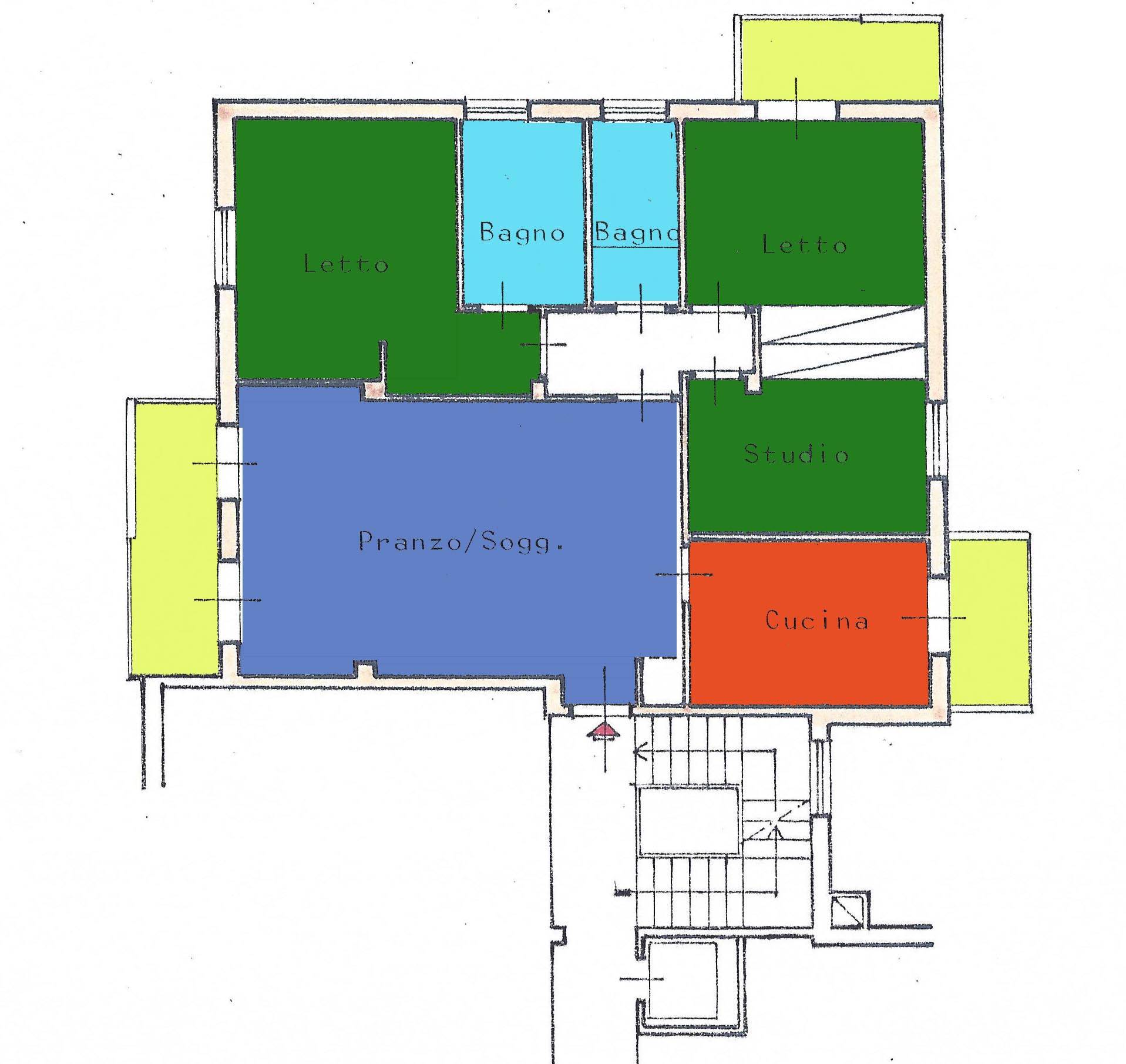 Appartamento in vendita a Pesaro, Montegranaro