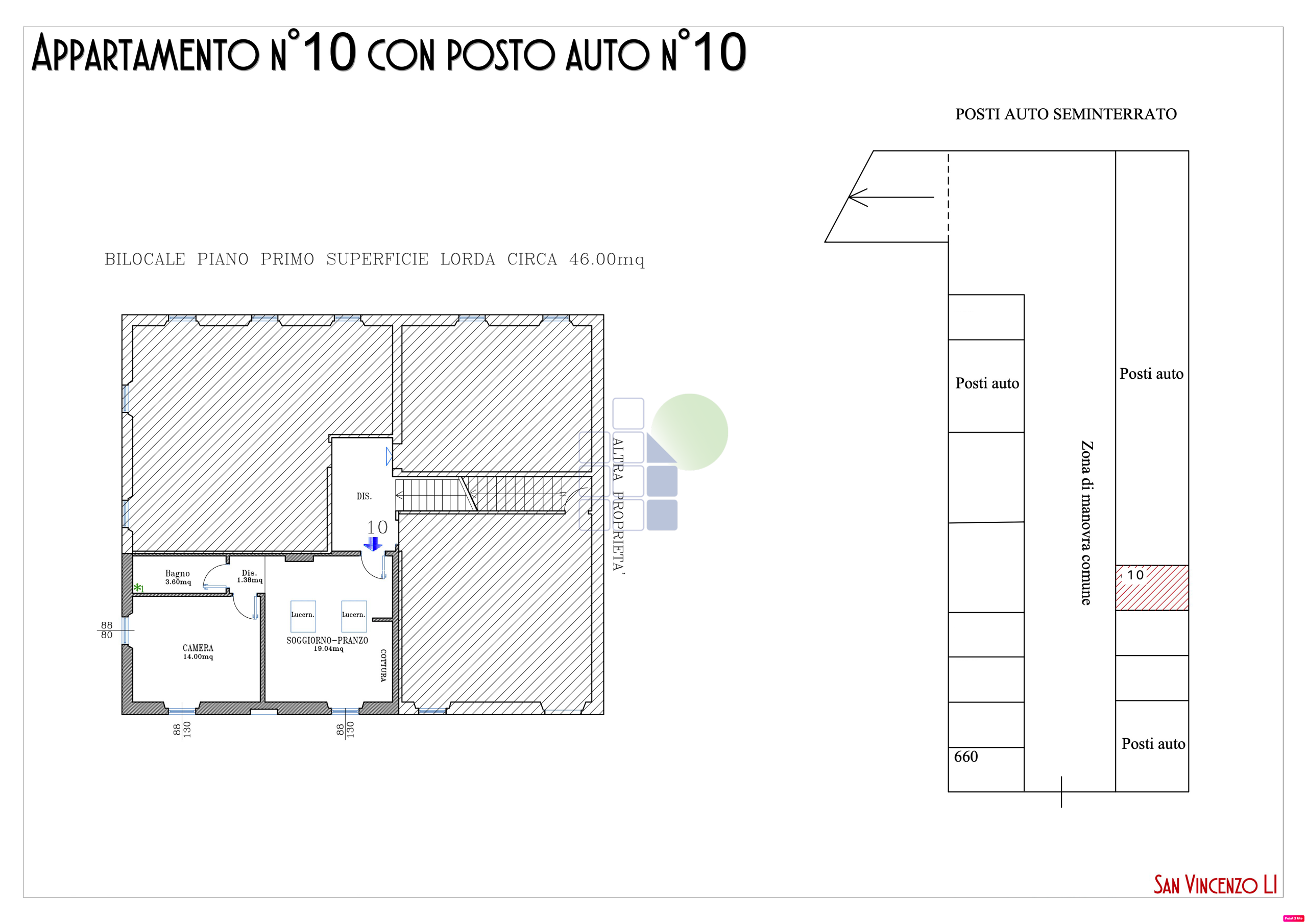 Bilocale in vendita in via aurelia saud 88, San Vincenzo