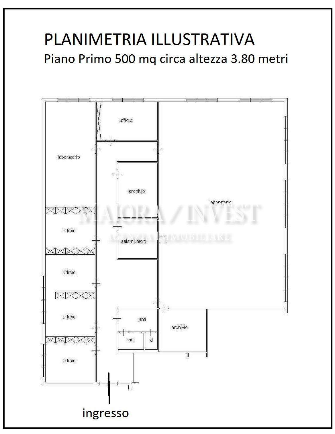 Ufficio in affitto a San Benedetto del Tronto