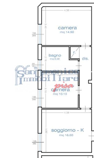 Trilocale con giardino, Pisa porta fiorentina