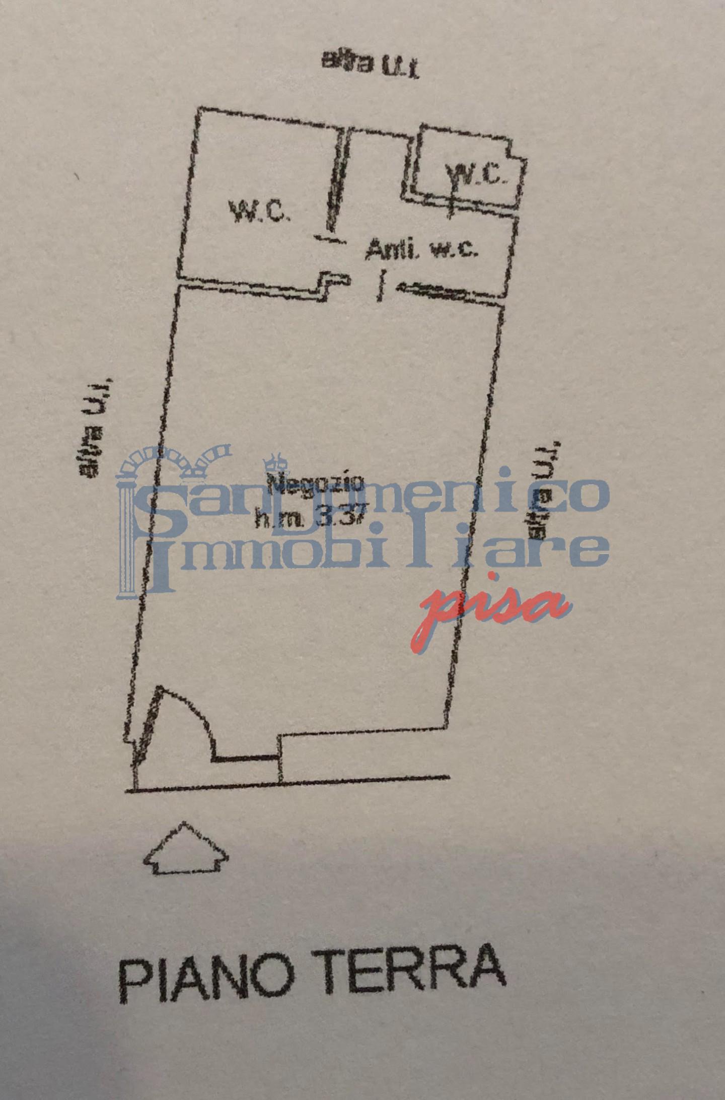 Locale commerciale ristrutturata, Pisa santa maria