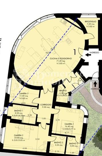 Appartamento con giardino, Pisa san francesco