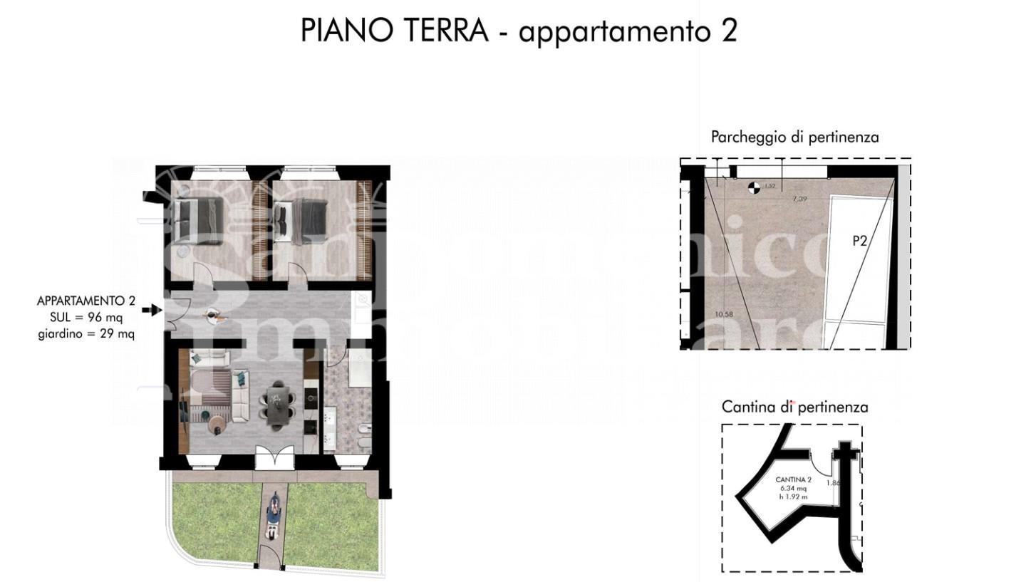Trilocale con giardino, Pisa san francesco