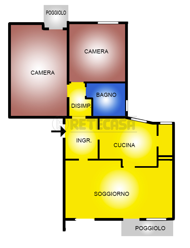 Quadrilocale con terrazzo in viale della libert� 5, Nard�