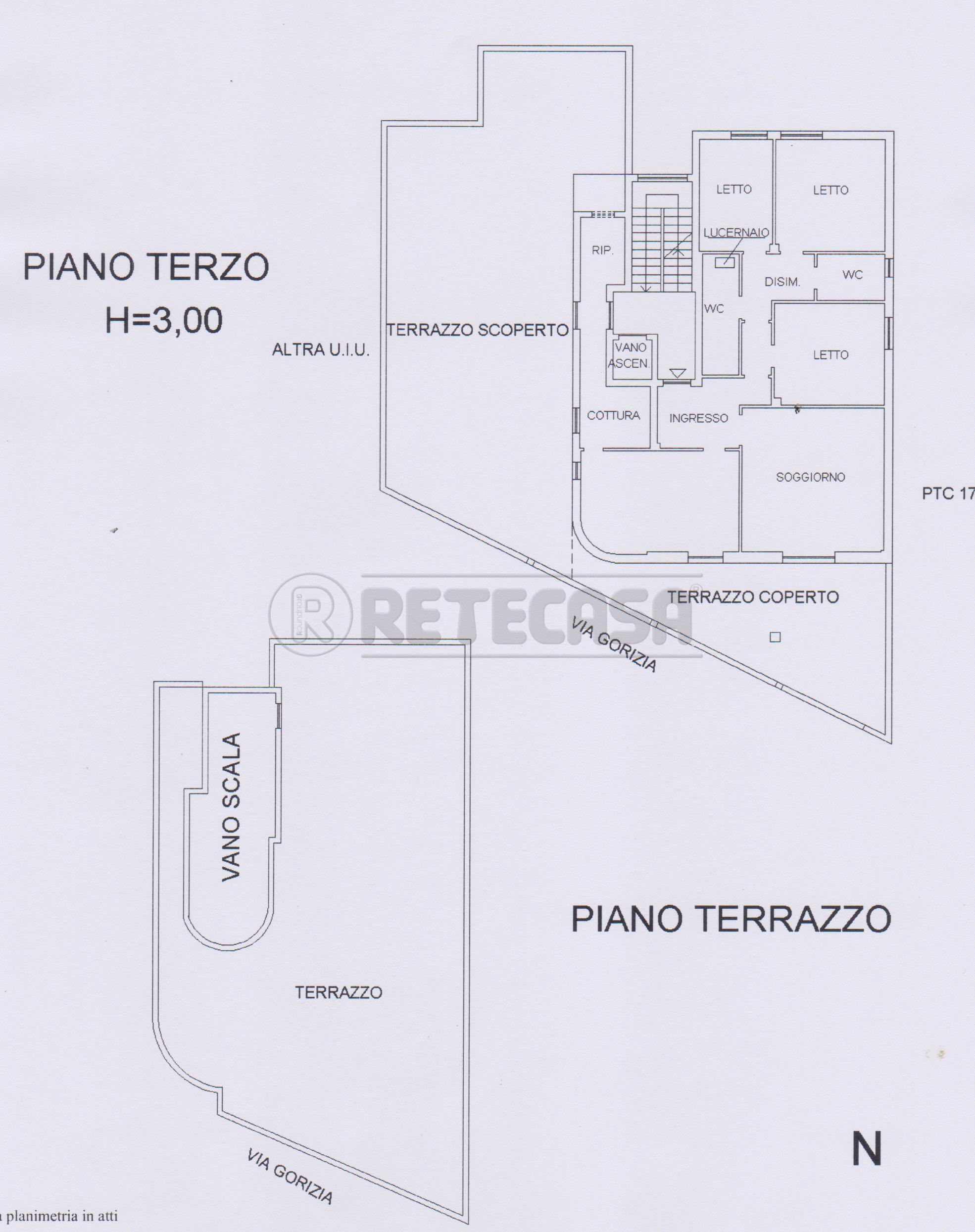 Attico con terrazzo in via gorizia 47, Gallipoli